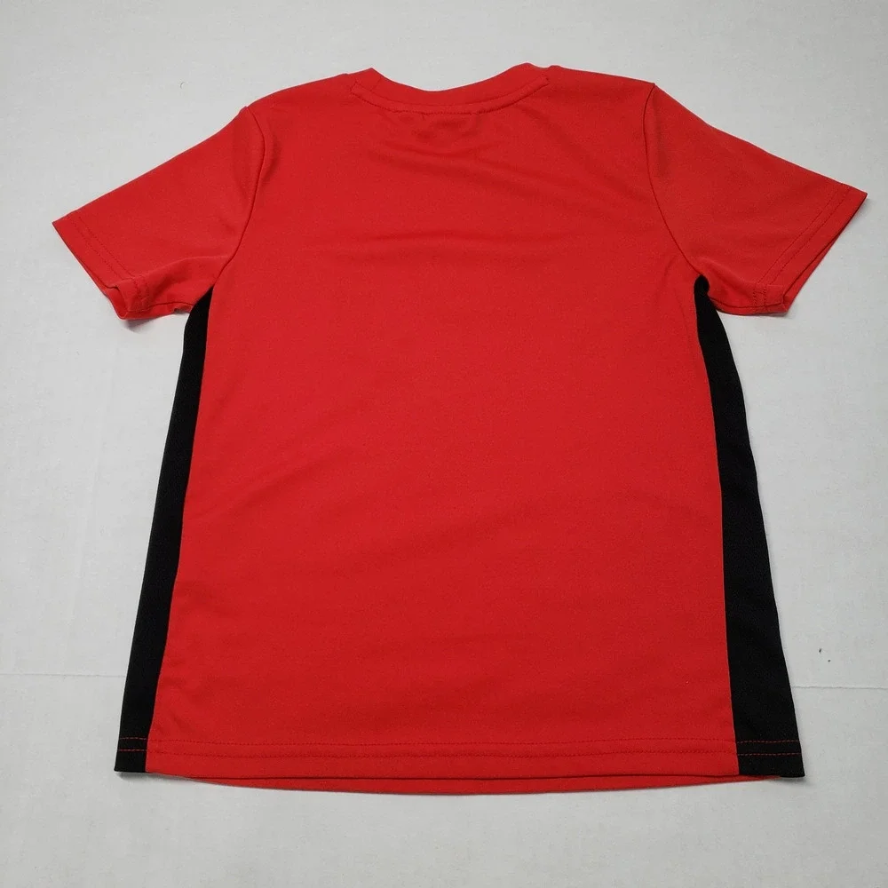 Puma 2-Piece Logo Tee & Shorts Set Boys 5 Red Outfit Casual Sportswear Athletic - Picture 3 of 16